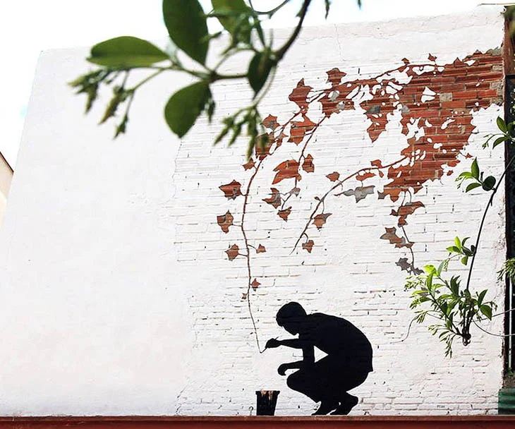 Street Art Meets Nature