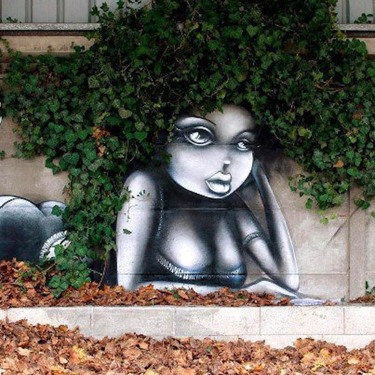 Street Art Meets Nature