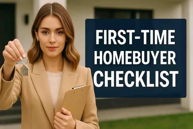 First Time Homebuyer Checklist: A Free Guide for Beginners