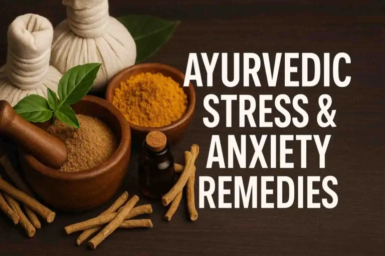 Ayurvedic stress and anxiety remedies