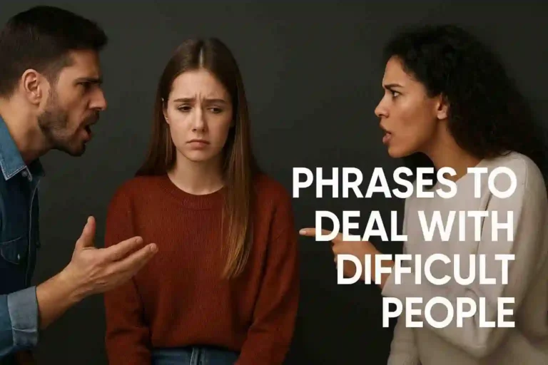 phrases to deal with difficult people