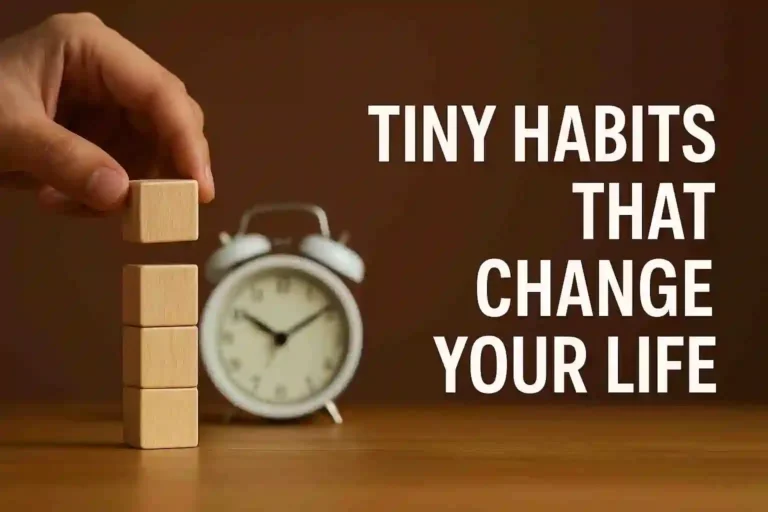 tiny habits that change your life