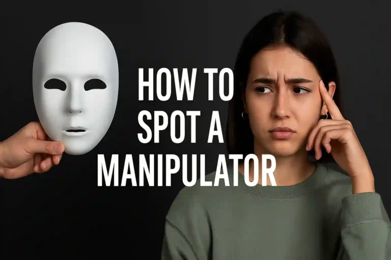 How to spot a manipulator
