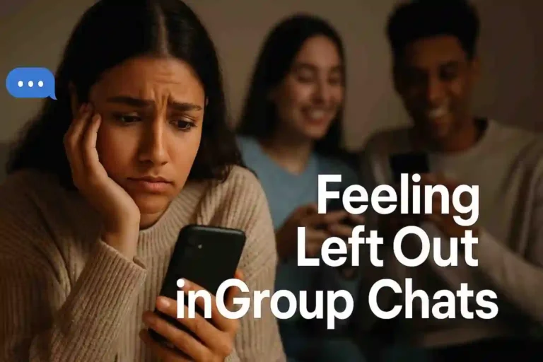 feeling left out in group chats