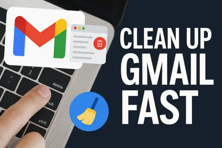 clean up Gmail fast
