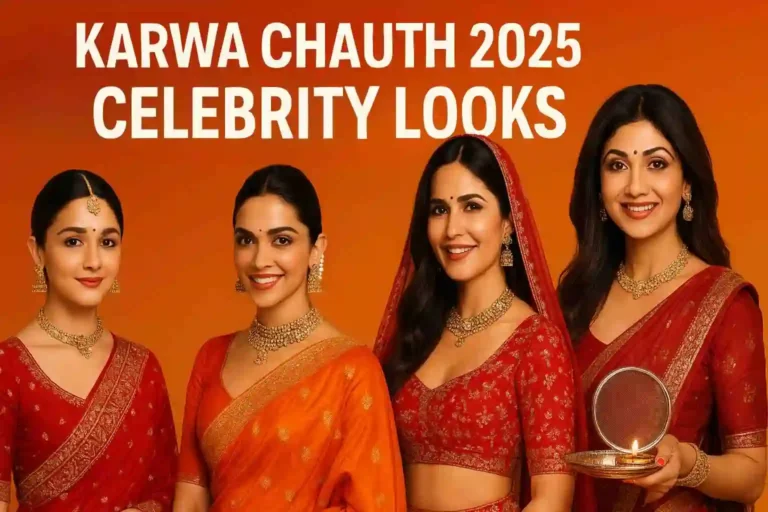 Karwa Chauth 2025 celebrity looks