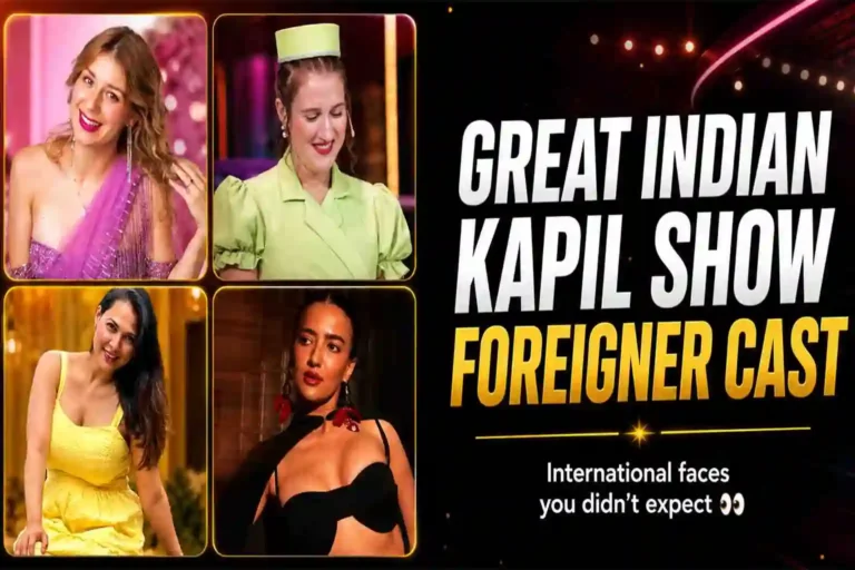 Great Indian Kapil Show foreigner cast